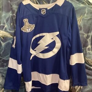 Adidas Tampa Bay Lightning 2020 Cup Brayden Point #21 Stitched Jersey Size 52 Ha